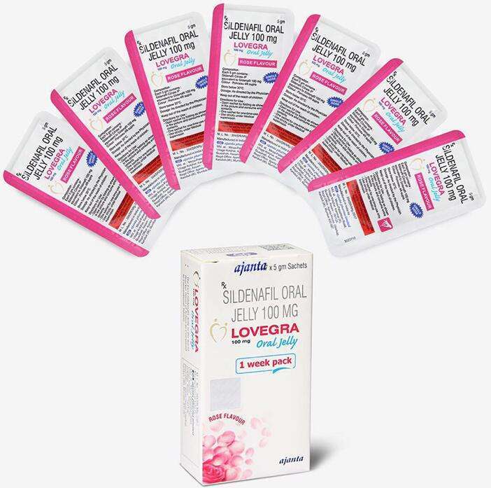 Lovegra Oral Jelly 女用果凍威而鋼 100mg 點燃妳的悸動 擁抱親密時刻